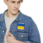 Flag Village Ukraine State Flag Embroidered Iron-On Patch