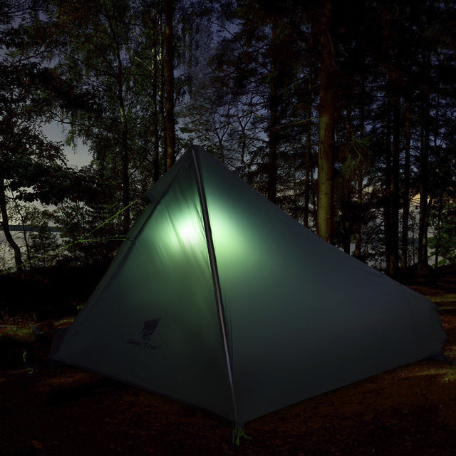 Flag Village Single Poleless Tent Full Set Right Opening Picnic Camping Tent