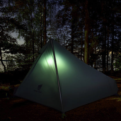 Flag Village Single Poleless Tent Full Set Right Opening Picnic Camping Tent