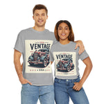 Flag Village USA Vintage Car Flag T-SHIRT Heavy Cotton Tee USA0019