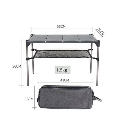 Flag Village Geometric folding table for outdoor camping picnic