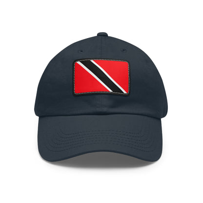 Flag Village Trinidad And Tobago Flag Hat Cap with Leather Patch