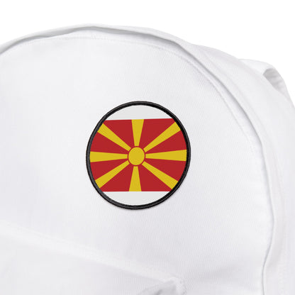 Flag Village Macedonia Flag Embroidery Iron-On Patches