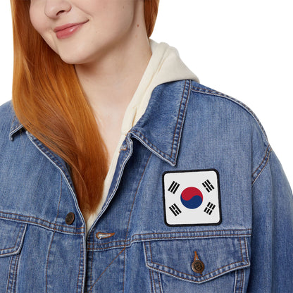 Flag Village South Korea Flag Embroidery Iron-On Patches