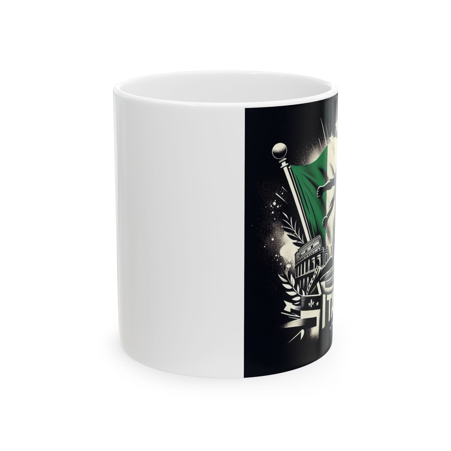Flag Village Italy Sporting Flag Ceramic Coffee Mug 11oz ITA0007