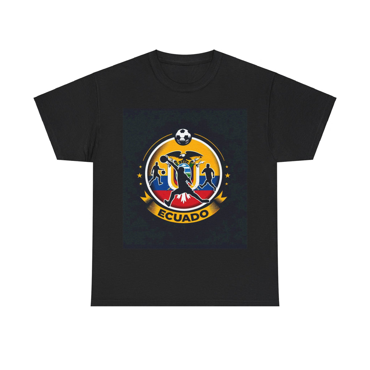 Flag Village Ecuador Sporting Flag T-SHIRT Heavy Cotton Tee ECU0002