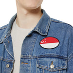 Flag Village Singapore Flag Embroidery Iron-On Patches
