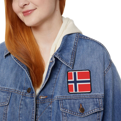 Flag Village Norway Flag Embroidery Iron-On Patches