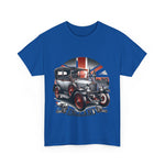 Flag Village UK Vintage Car Flag T-SHIRT Heavy Cotton Tee UK0014