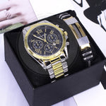 Flag Village With Box Fashion Couple Bracelet Watch Set Gift