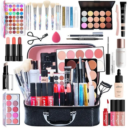 Flag Village Beginner Cosmetics Makeup Set Complete Set Novice Student Light Makeup Gift Box