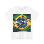 Flag Village Brazil Sporting Flag T-SHIRT Heavy Cotton Tee BRA0014