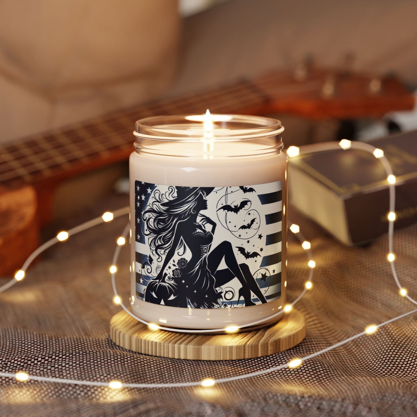 Flag Village Halloween Pretty Witch Scented Soy Candle, 9oz HW0029