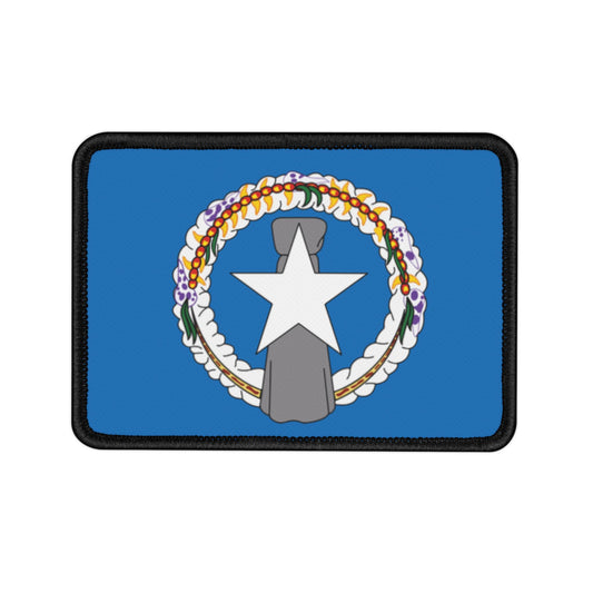 Flag Village Northern Mariana Islands Flag Embroidery Iron-On Patches