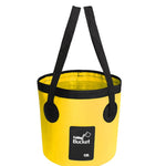 Flag Village Portable Travel Bag Fishing Bucket Folding Bucket Bag Outdoor Convenient Travel Car Wash Bucket Outdoor Waterproof Bag