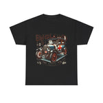 Flag Village UK Vintage Car Flag T-SHIRT Heavy Cotton Tee UK0022