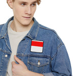 Flag Village Indonesia Flag Embroidery Iron-On Patches