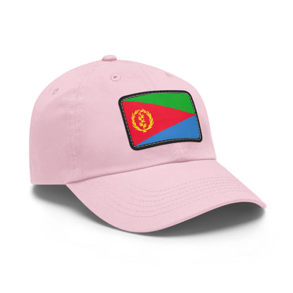 Flag Village Eritrea Flag Hat Cap with Leather Patch