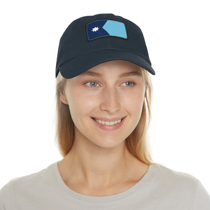 Flag Village USA Minnesota State Flag Hat Cap with Leather Patch