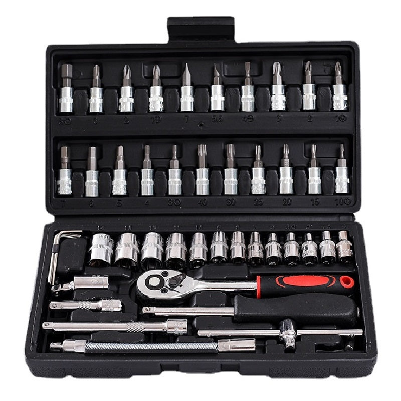 Flag Village Auto Tools Socket Ratchet Wrench Set Repair Tools