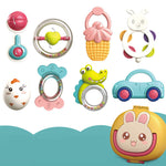 Flag Village Baby Rattle Plastic Toy Gift Box Set