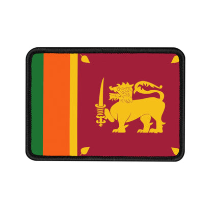Flag Village Sri Lanka Flag Embroidery Iron-On Patches