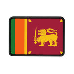 Flag Village Sri Lanka Flag Embroidery Iron-On Patches