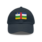 Flag Village Central African Republic Flag Hat Cap with Leather Patch