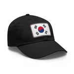 Flag Village South Korea Flag Hat Cap with Leather Patch