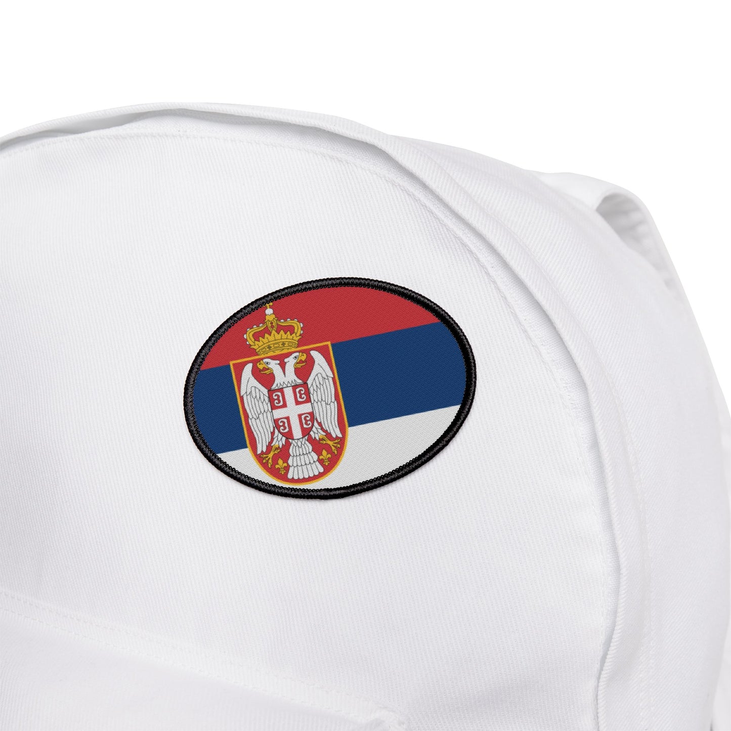 Flag Village Serbia Flag Embroidery Iron-On Patches