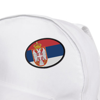 Flag Village Serbia Flag Embroidery Iron-On Patches