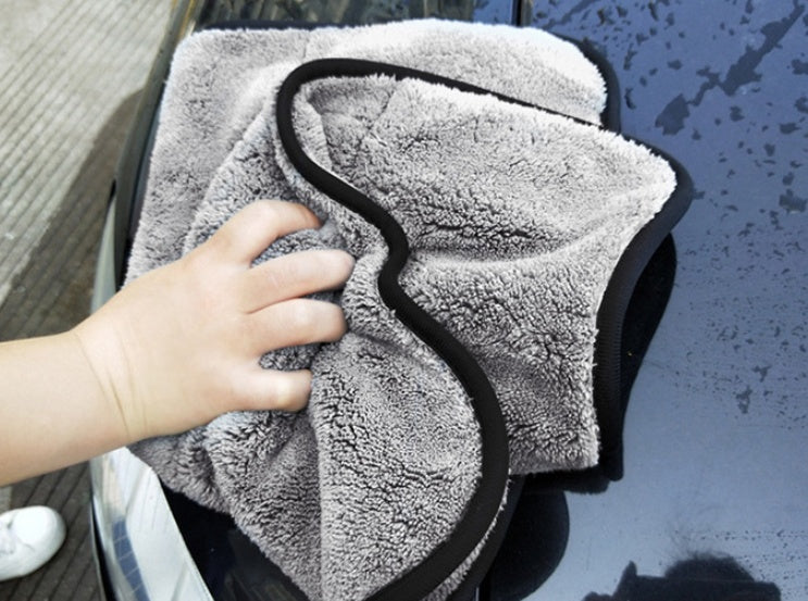 Flag Village Auto Tools Microfiber Car Wash Towel Absorbent Car Supplies Cleaning Cloth
