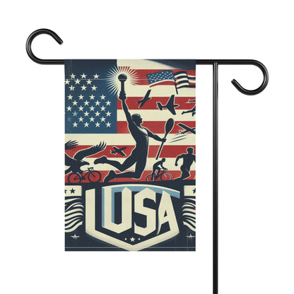 Flag Village United Stetes Flag Sporting Garden & House Banner USA0004