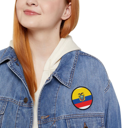 Flag Village Ecuador Flag Embroidery Iron-On Patches