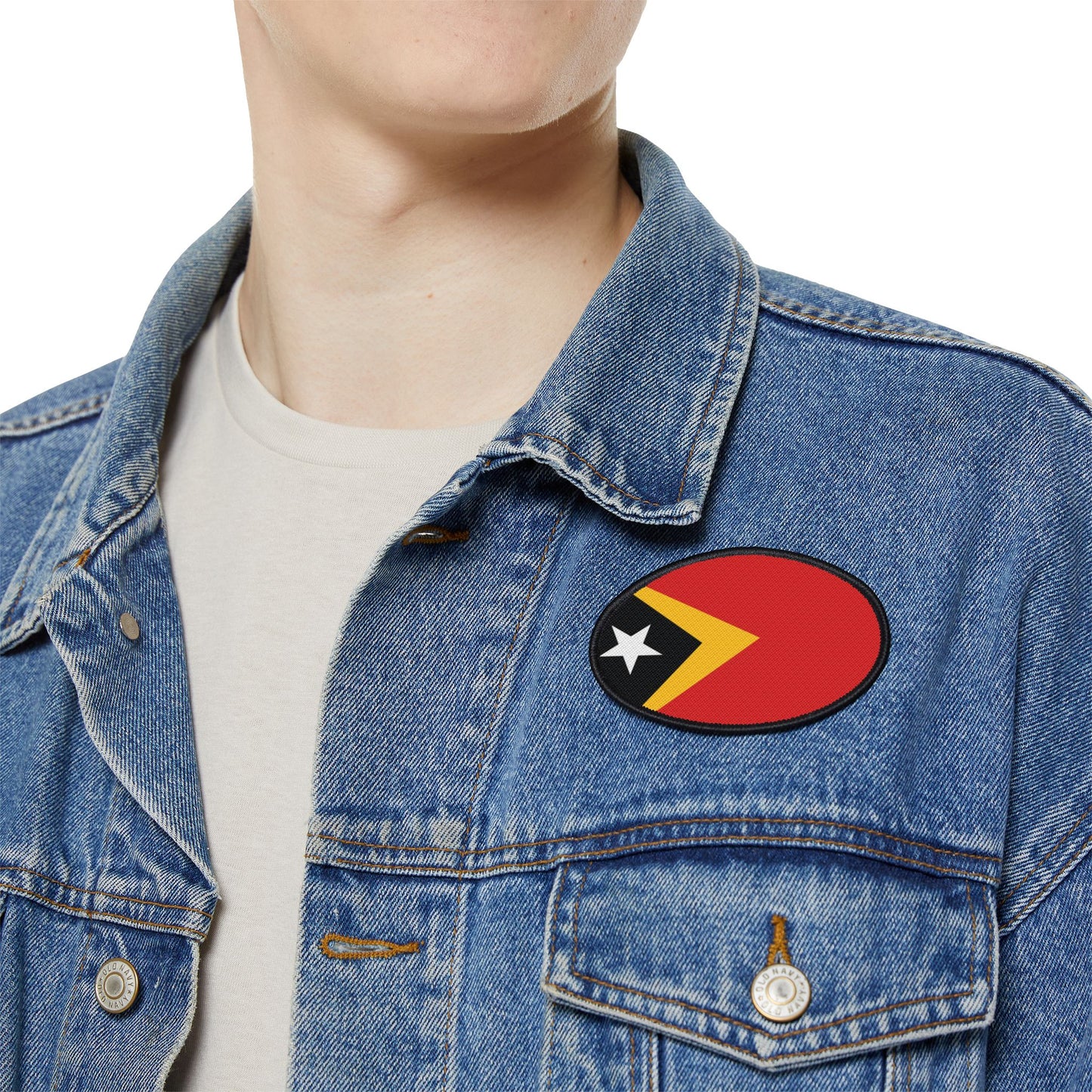 Flag Village Timor(East Timor) Flag Embroidery Iron-On Patches
