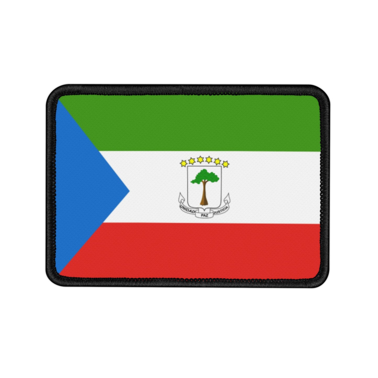 Flag Village Equatorial Guinea Flag Embroidery Iron-On Patches