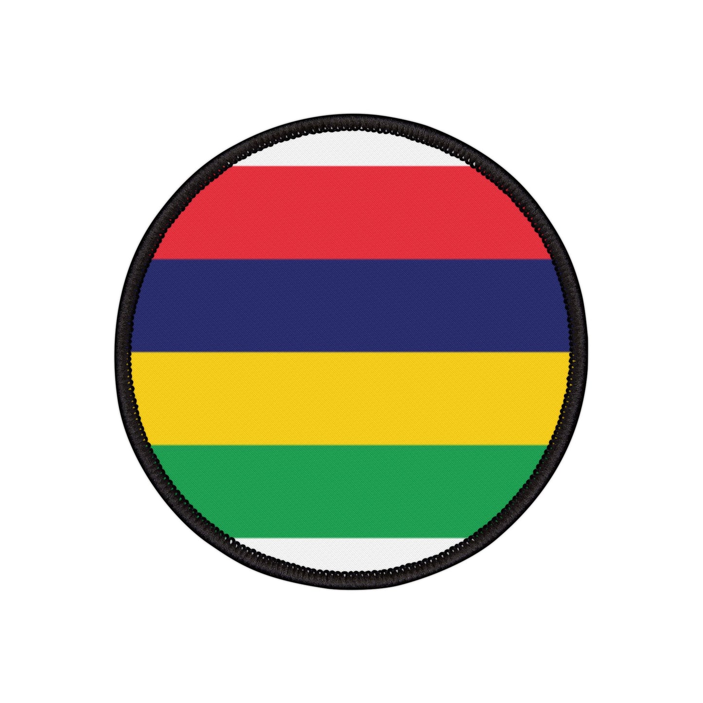 Flag Village Mauritius Flag Embroidery Iron-On Patches