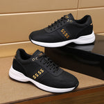 Flag Village Men's Outdoor All-matching Fashion Leather Sneakers