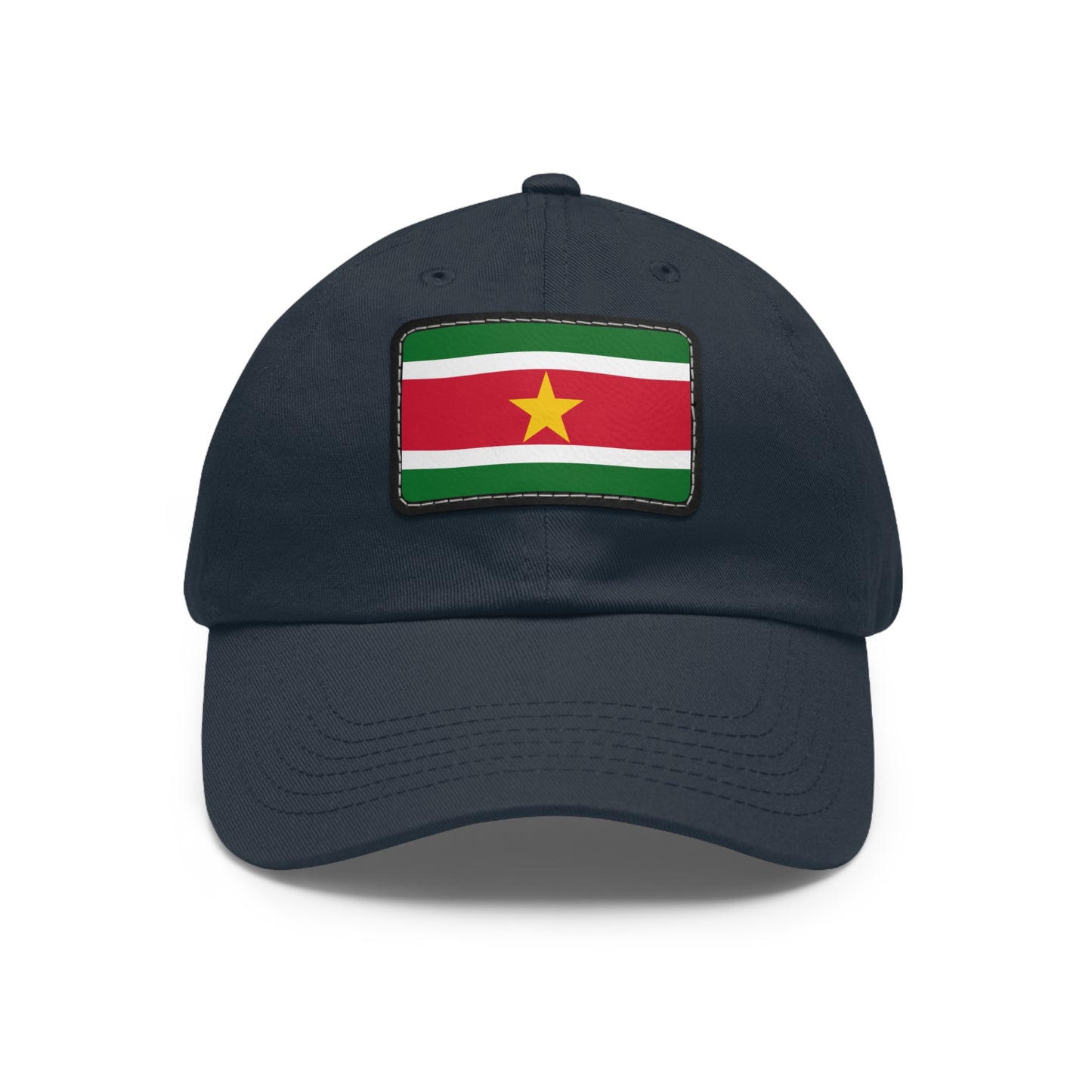 Flag Village Suriname Flag Hat Cap with Leather Patch