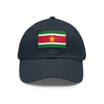Flag Village Suriname Flag Hat Cap with Leather Patch