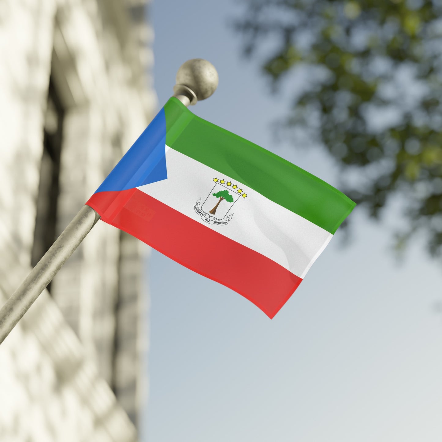 Flag Village Equatorial Guinea Flag 18" x 12" / 36" x 24" / 60" x 36"