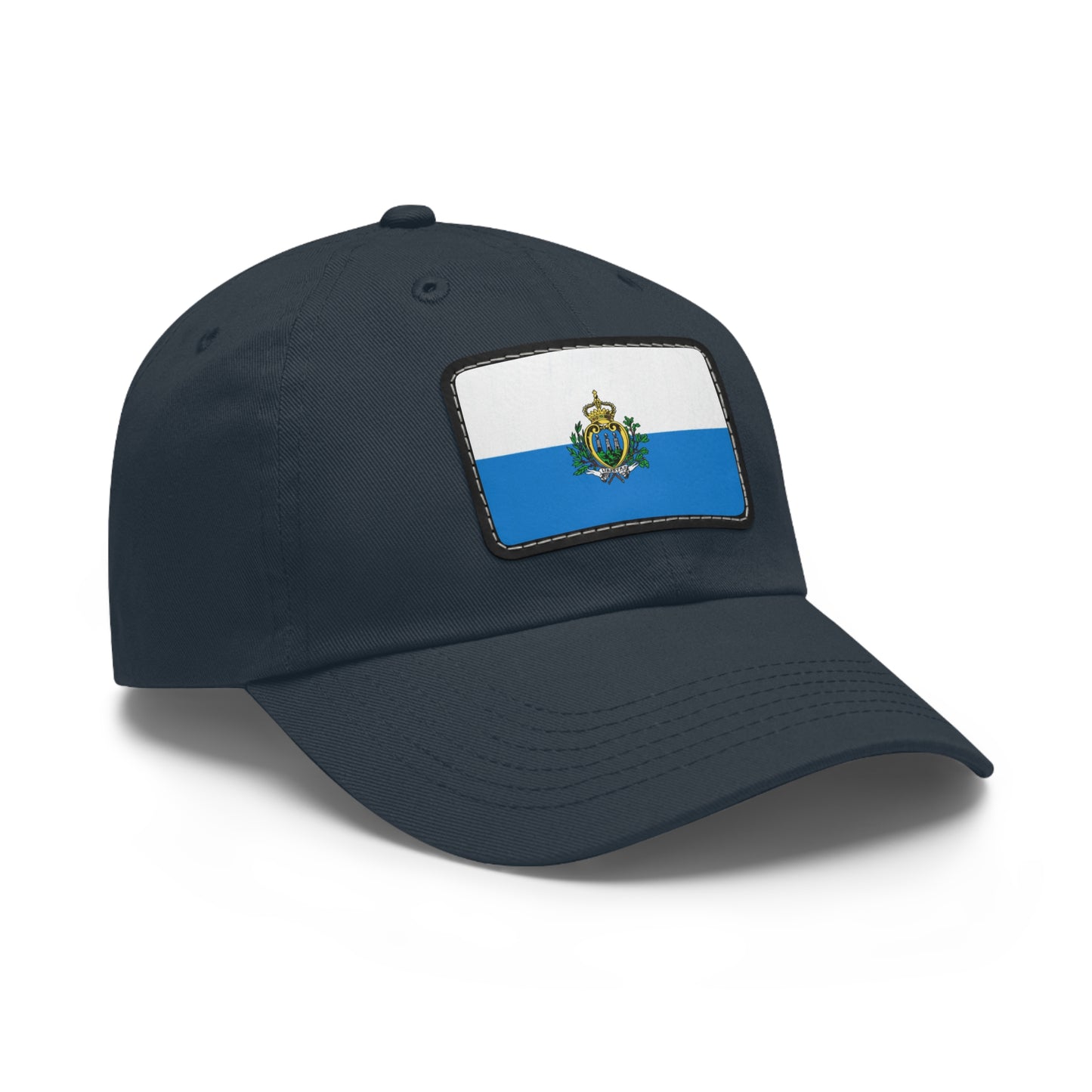 Flag Village San Marino Flag Hat Cap with Leather Patch