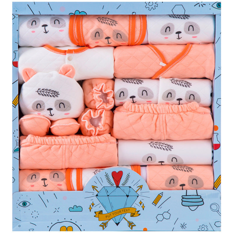 Flag Village Newborn gift box baby clothes set cotton