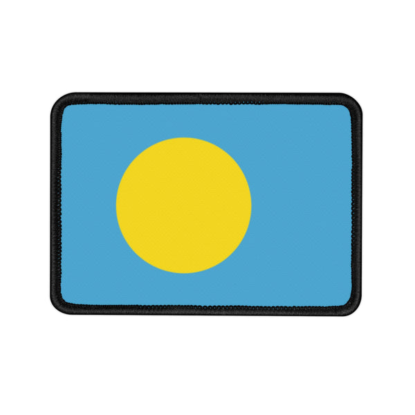 Flag Village Palau State Flag Embroidered Iron-On Patch