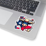 Flag Village USA TEXAS State Flag Sticker 2", 3", 4", 6" TX03