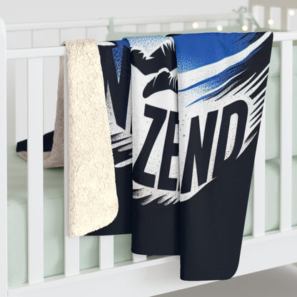 Flag Village New Zealand Sporting Flag Sherpa Fleece Blanket NZL0009