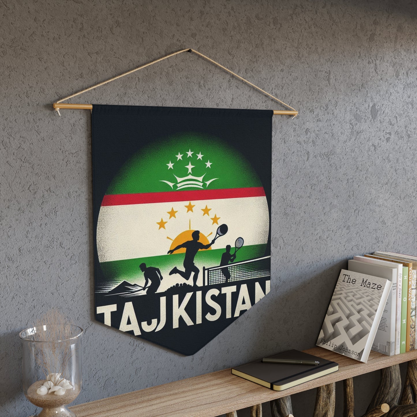 Flag Village Tajikistan Flag Pennant Sporting Home Wall decoration TJK0002