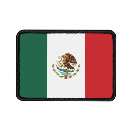 Flag Village Mexico Flag Embroidery Iron-On Patches