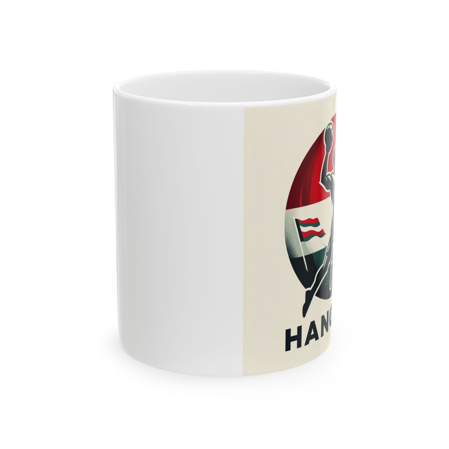 Flag Village Hungary Sporting Flag Ceramic Coffee Mug 11oz HUN0008