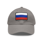 Flag Village Russia Flag Hat Cap with Leather Patch
